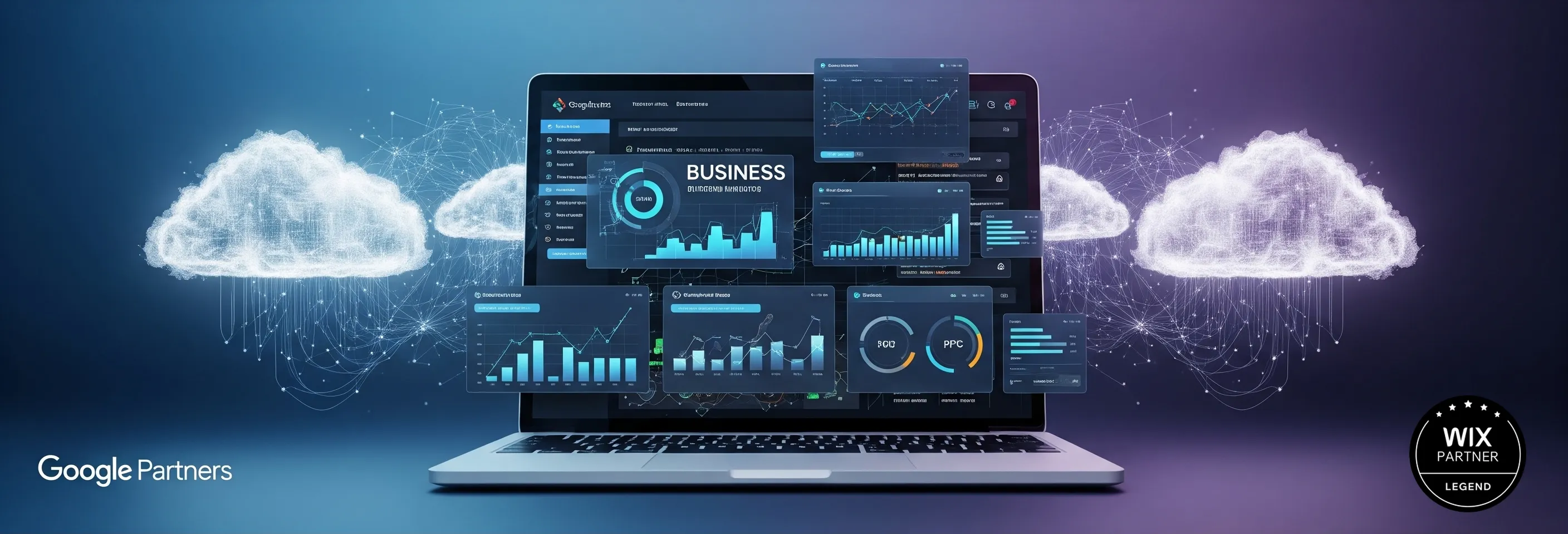 Bespoke cloud systems, professional website design and Google-certified marketing — all under one roof, all built by our UK-based team.