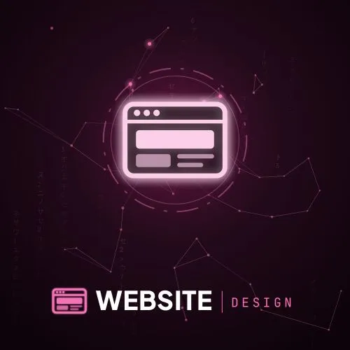 Cirrus website design: a glowing browser window with a page layout