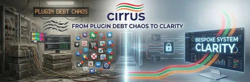 Plugin debt slowing down a business website
