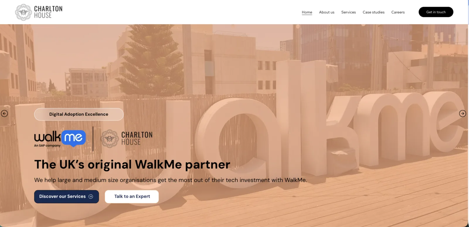 Charlton House website home page, migrated from WordPress to Wix Studio by Cirrus Design Studio
