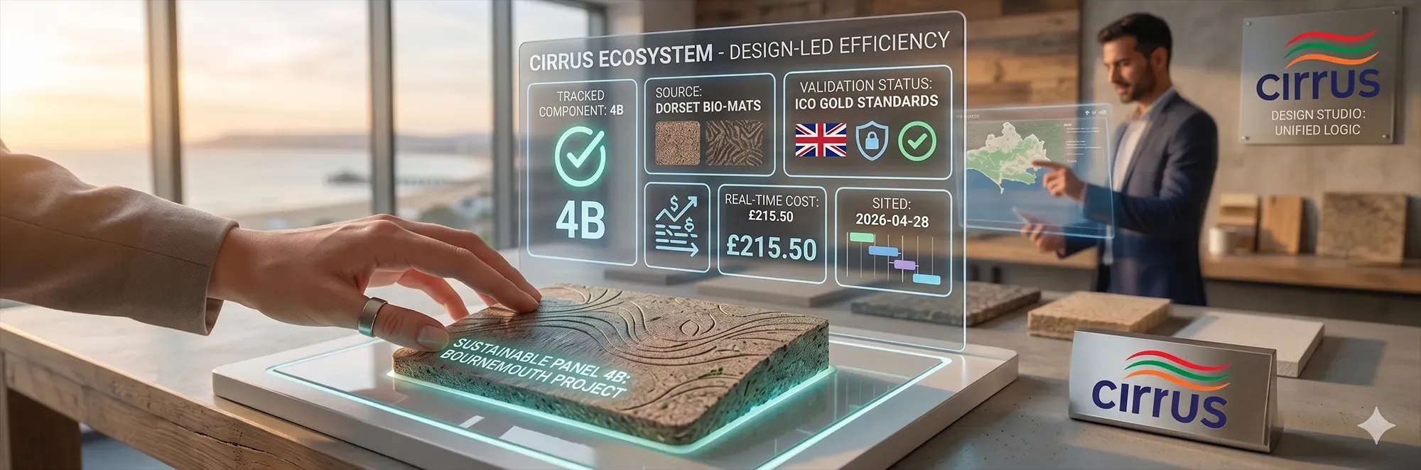 An AI-driven engine powering a bespoke business system
